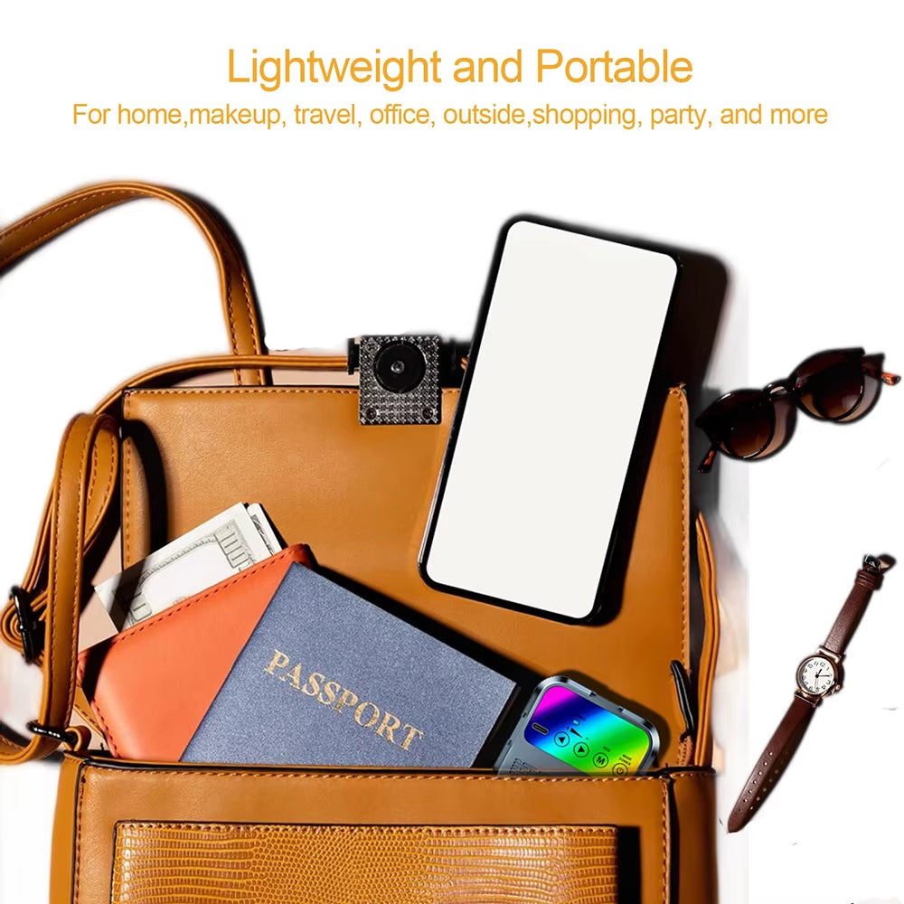Portable LED Selfie Fill Light for Iphone Samsung Ipad Cell Phone Laptop Clip Ring Flash Fill Lamp Photo Video Photography Lamp